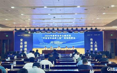 青岛举行公路水运工程现场观摩会 以技术管理创新为驱动，全力打造平安百年品质工程